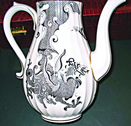 Black Dragon Coffee Pot No Lid
