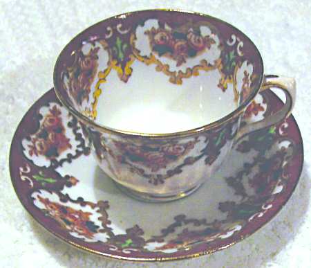 4554 Footed Cup & Saucer Set