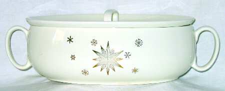 Golden Stardrift Oval Covered Vegetable