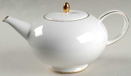 Symmetry Gold Teapot & Lid