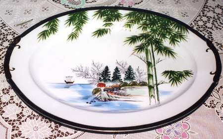 RIZ1 14" Oval Serving Platter