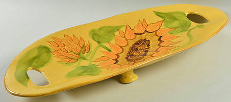 Fleurs de Soleil 22" Gallet Platter