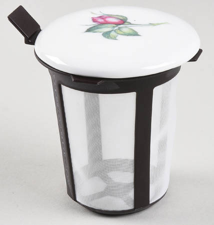 English Rose (Ribbed, No Trim) Plastic Infuser for Lancaster & Eleanor Mugs