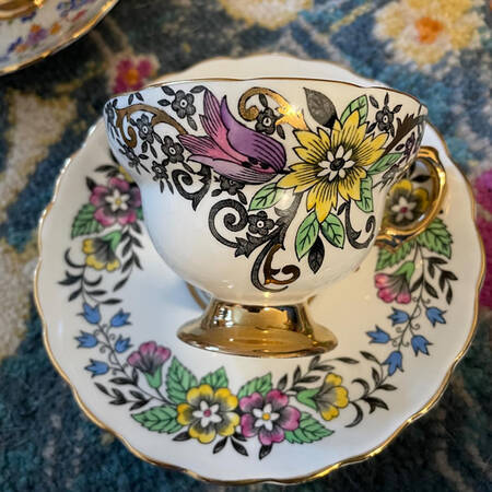 4935 Footed Cup & Saucer Set