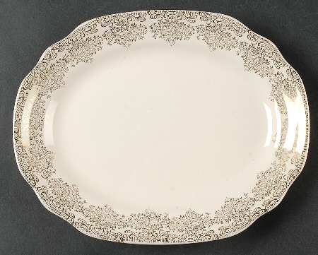 1117 (Gold Filigree) Relish/Gravy Underplate