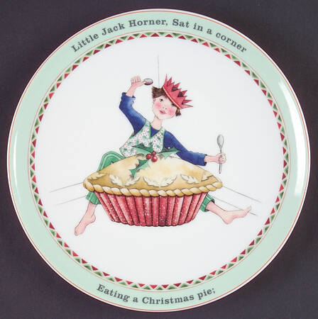Nursery Rhymes Salad/Dessert Plate