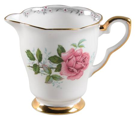 Roses To Remember (Pink, Scalloped) Creamer