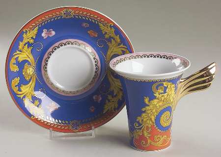Primavera Flat Cup & Saucer Set
