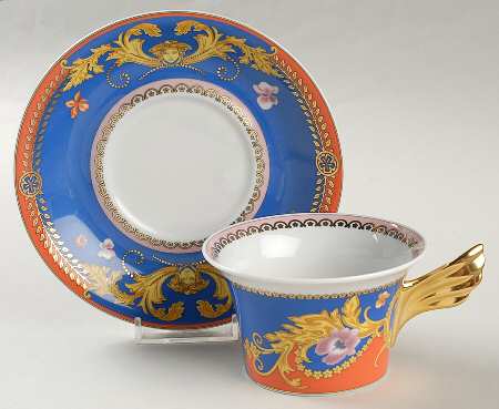 Primavera Flat Cup & Saucer Set