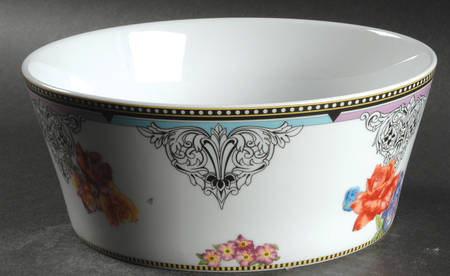 Hot Flowers 8" Round Vegetable Bowl