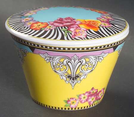 Hot Flowers Sugar Bowl & Lid