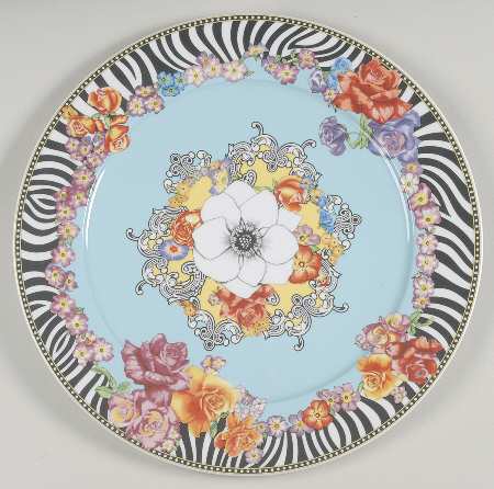 Hot Flowers Service Plate (Charger)