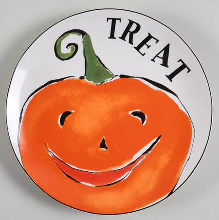 Hocus  Pocus Salad/Dessert Plate