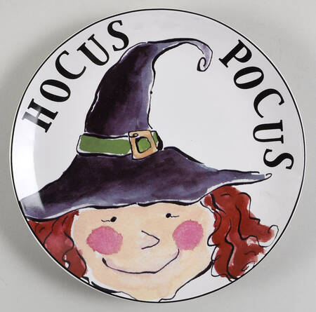 Hocus  Pocus Salad/Dessert Plate