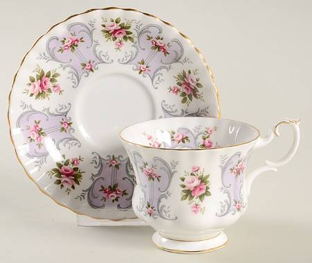 Love Story Series Footed Cup & Saucer Set