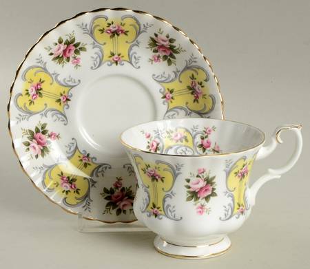 Love Story Series Footed Cup & Saucer Set