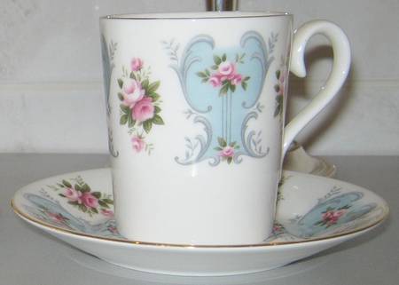 Love Story Series Flat Demitasse Cup & Saucer Set