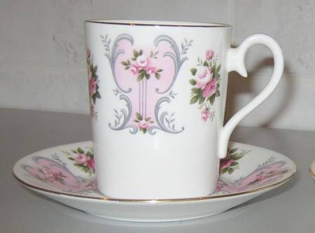 Love Story Series Flat Demitasse Cup & Saucer Set