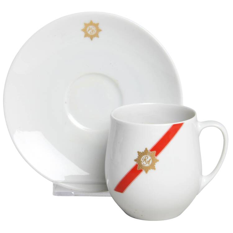 Royal Ambassador Flat Cup & Saucer Set