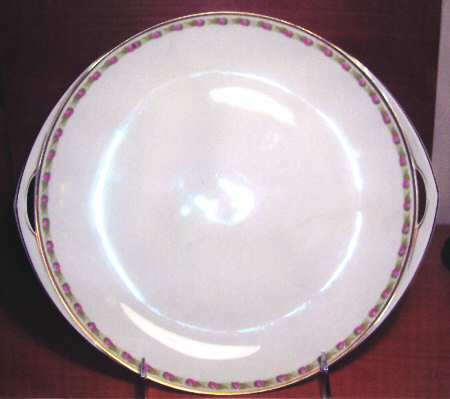 1244 Handled Cake Plate