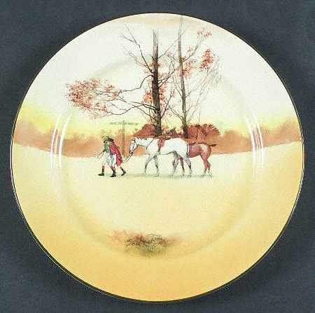 Hunting (John Peel, Earthenware) Dinner Plate