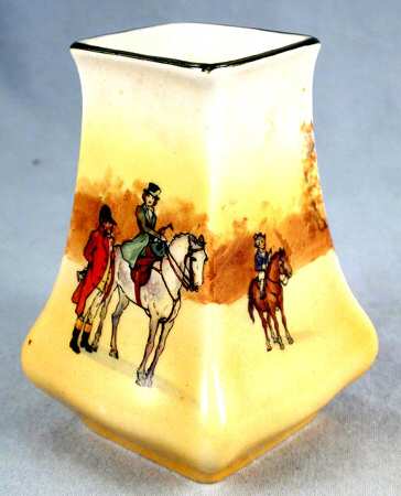 Hunting (John Peel, Earthenware) Bud Vase