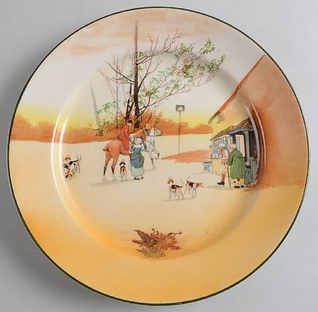Hunting (John Peel, Earthenware) Dinner Plate