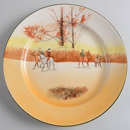 Hunting (John Peel, Earthenware) Dinner Plate