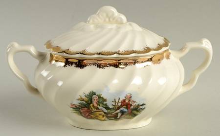 Colonial Charm Sugar Bowl & Lid
