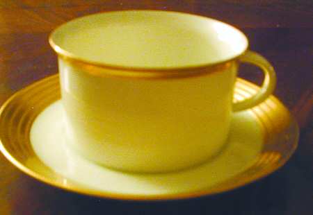 Senator Flat Cup & Saucer Set