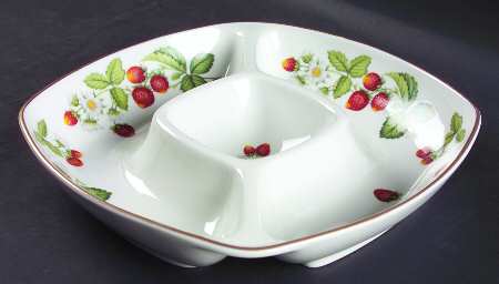 Strawberries 1-Piece Square Crudite