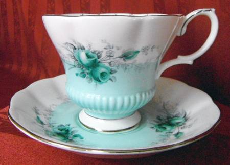Rose Marie Series Footed Cup & Saucer Set