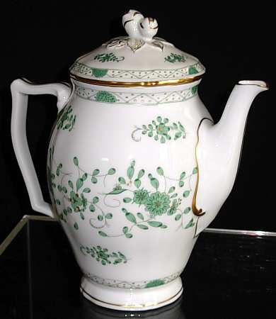 Montezuma Green Coffee Pot & Lid
