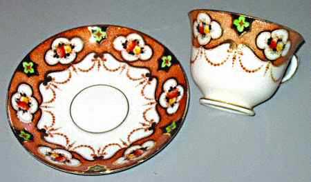 4218 Footed Cup & Saucer Set