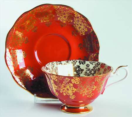 Empress Series Footed Cup & Saucer Set