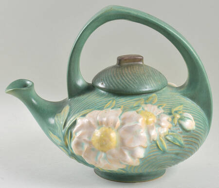 Peony Nile Green Teapot & Lid