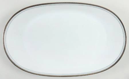 3289 Blue 15" Oval Serving Platter