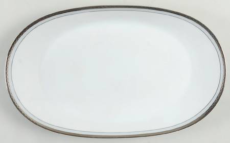 3289 Blue 13" Oval Serving Platter
