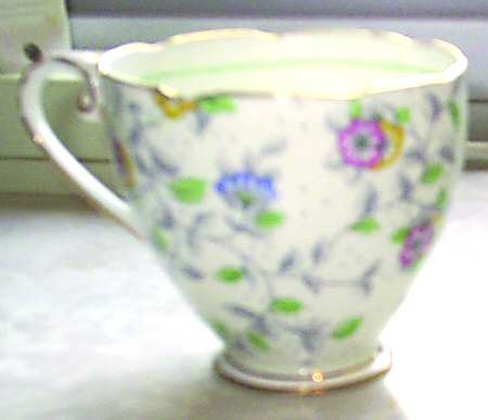 Cretonne Footed Cup