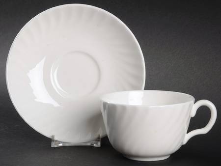 Moonlight Flat Cup & Saucer Set
