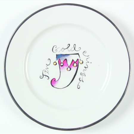 Twelve Days of Christmas (Platinum Trim) Salad Plate