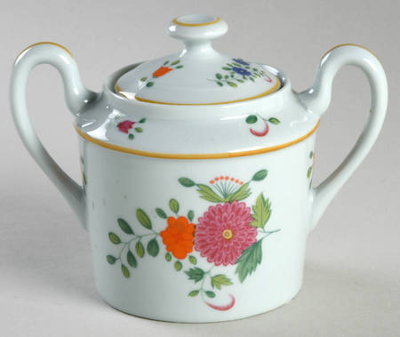 Chine Petit Panier Chinois Celadon Sugar Bowl & Lid
