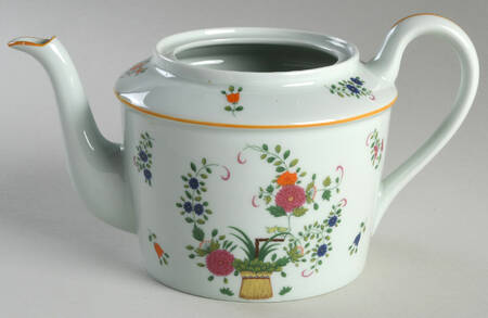Chine Petit Panier Chinois Celadon Teapot No Lid