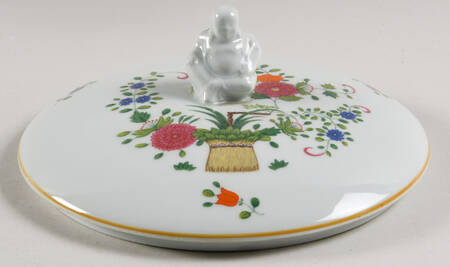Chine Petit Panier Chinois Celadon Lid for Round Vegetable