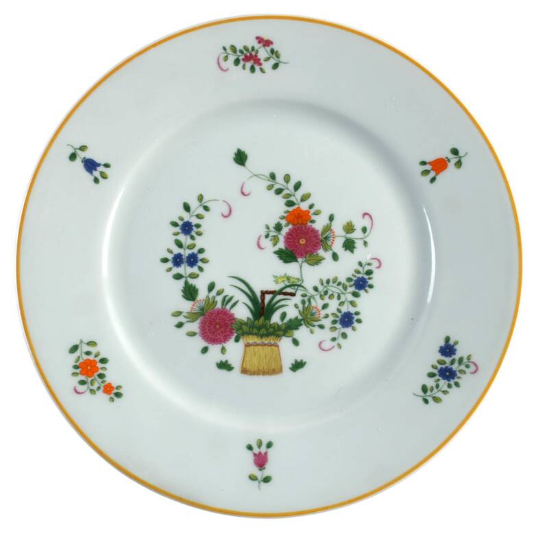 Chine Petit Panier Chinois Celadon Salad Plate