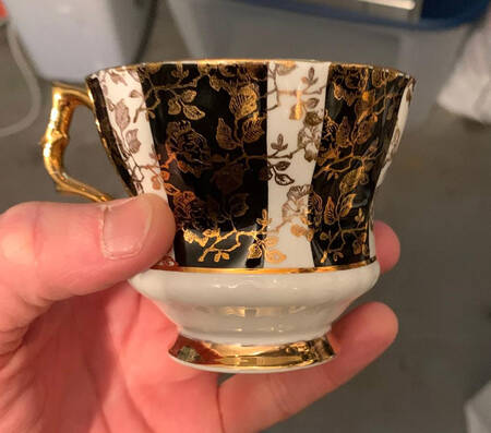 RWN6 Footed Cup & Saucer Set