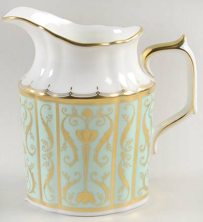 Darley Abbey Harlequin Green Creamer