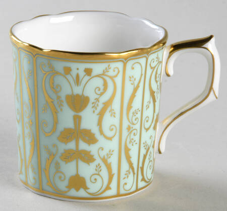 Darley Abbey Harlequin Green Flat Demitasse Cup