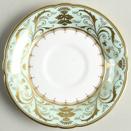 Darley Abbey Harlequin Green Saucer