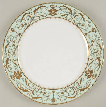 Darley Abbey Harlequin Green Service Plate (Charger)